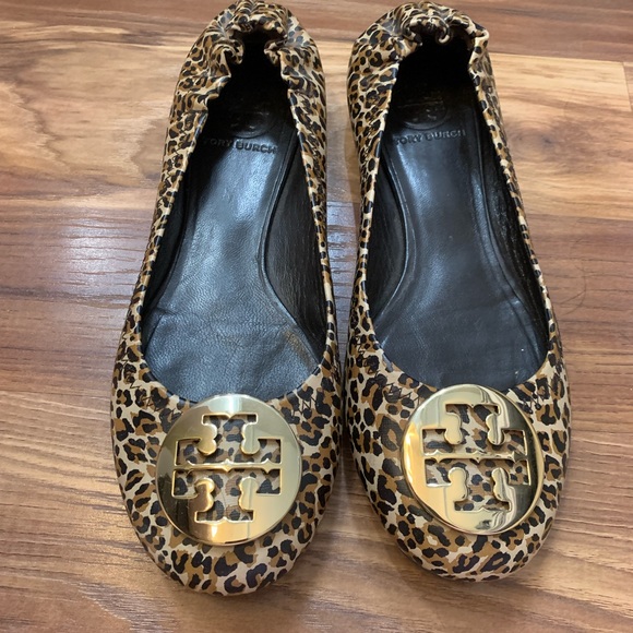 Cheetah print Tory Burch Reva flats - Picture 2 of 4